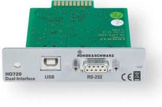 Rohde & Schwarz HO720 Tillvalsgr&auml;nssnitt RS-232 och USB - Instrumentcenter