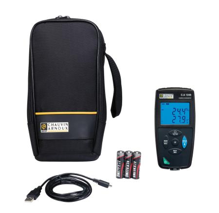 Bild 4, Chauvin Arnoux CA1246 Fukt- och temperaturmätare - Instrumentcenter