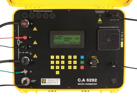 Bild 2, Chauvin Arnoux CA6292 Mikroohmmeter - Instrumentcenter
