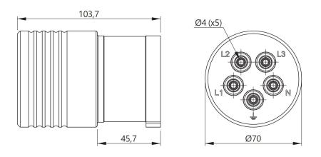 Bild 2, PJP ADAFM-TETRA32 Stickproppsadapter - Instrumentcenter