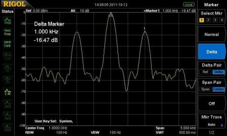 Bild 5, Rigol DSA815-TG Spektrumanalysator - Instrumentcenter