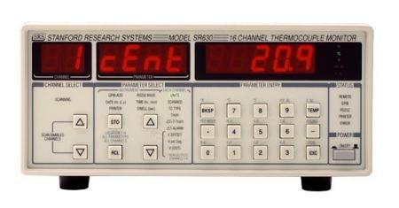 Bild 2, SRS SR630 Termoelementmonitor - Instrumentcenter