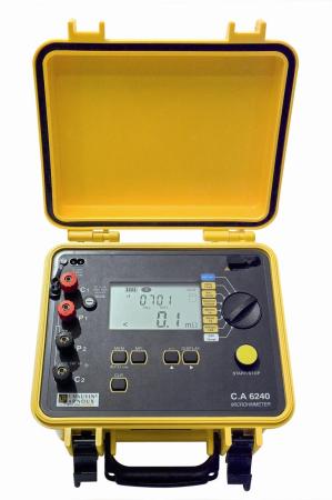 Bild 2, Chauvin Arnoux CA6240 Mikroohmmeter - Instrumentcenter
