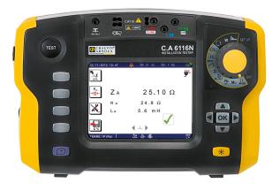 Chauvin Arnoux CA6116N Installationstestare - Instrumentcenter