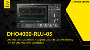 Rigol DHO4000-RLU-05 Minnesuppgradering - Instrumentcenter