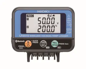 Hioki LR8515 Tr&aring;dl&ouml;s Sp&auml;nnings-/Temperaturlogger - Instrumentcenter